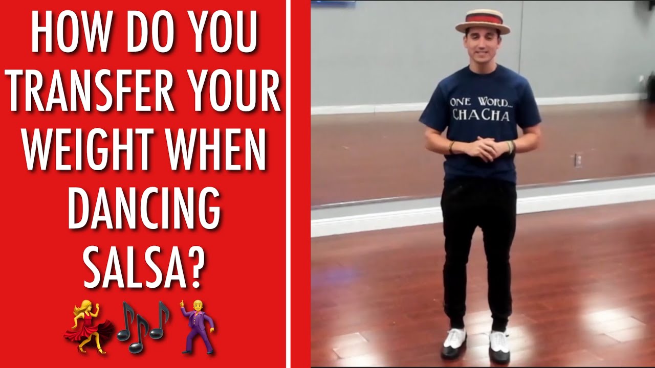 HOW TO TRANSFER WEIGHT WHEN DANCING SALSA? Beginners Salsa Course: Leg-foot Relationship - 11 of 15