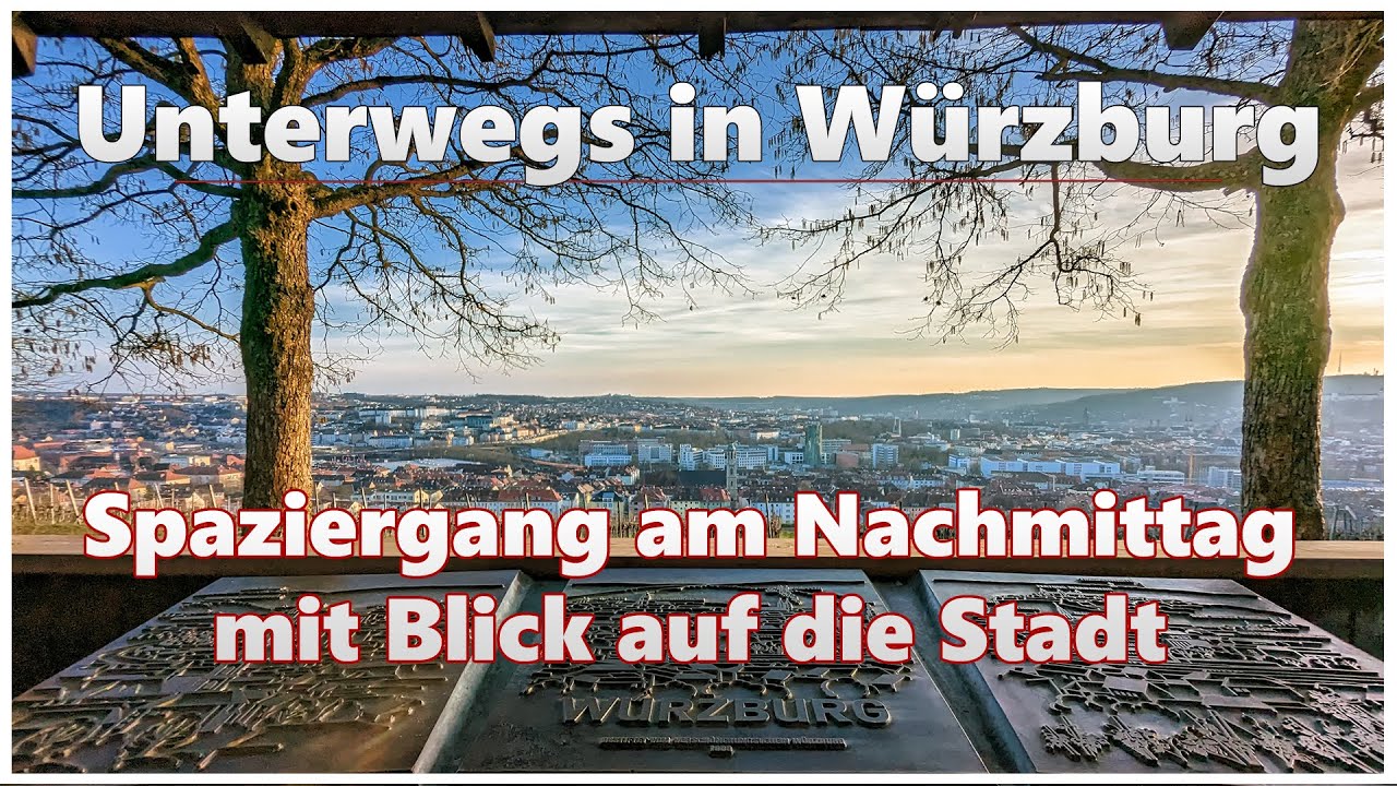 Spaziergang am Nachmittag mit Ausblick (HDR | 10 Bit) | Unterwegs in Würzburg