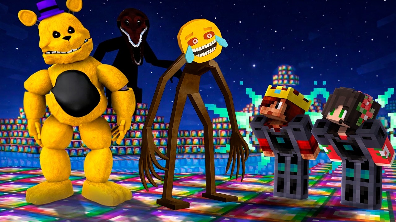 SOBREVIVI A 299 MODS DE TERROR EM UM MUNDO DE LUCKY BLOCKS COM AVARITIA
