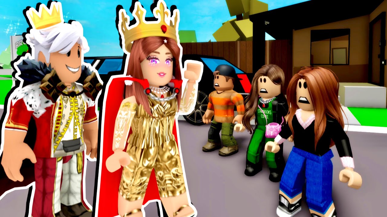 LA FILLE PAUVRE ABANDONNÉE DÉCOUVRE QU'ELLE EST UNE PRINCESSE DANS BROOKHAVEN RP! ROBLOX STORY FILM