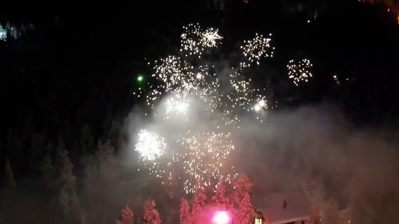 Experience Levi Finland's NYE 2023 Fireworks from Above with Stunning Drone Footage!