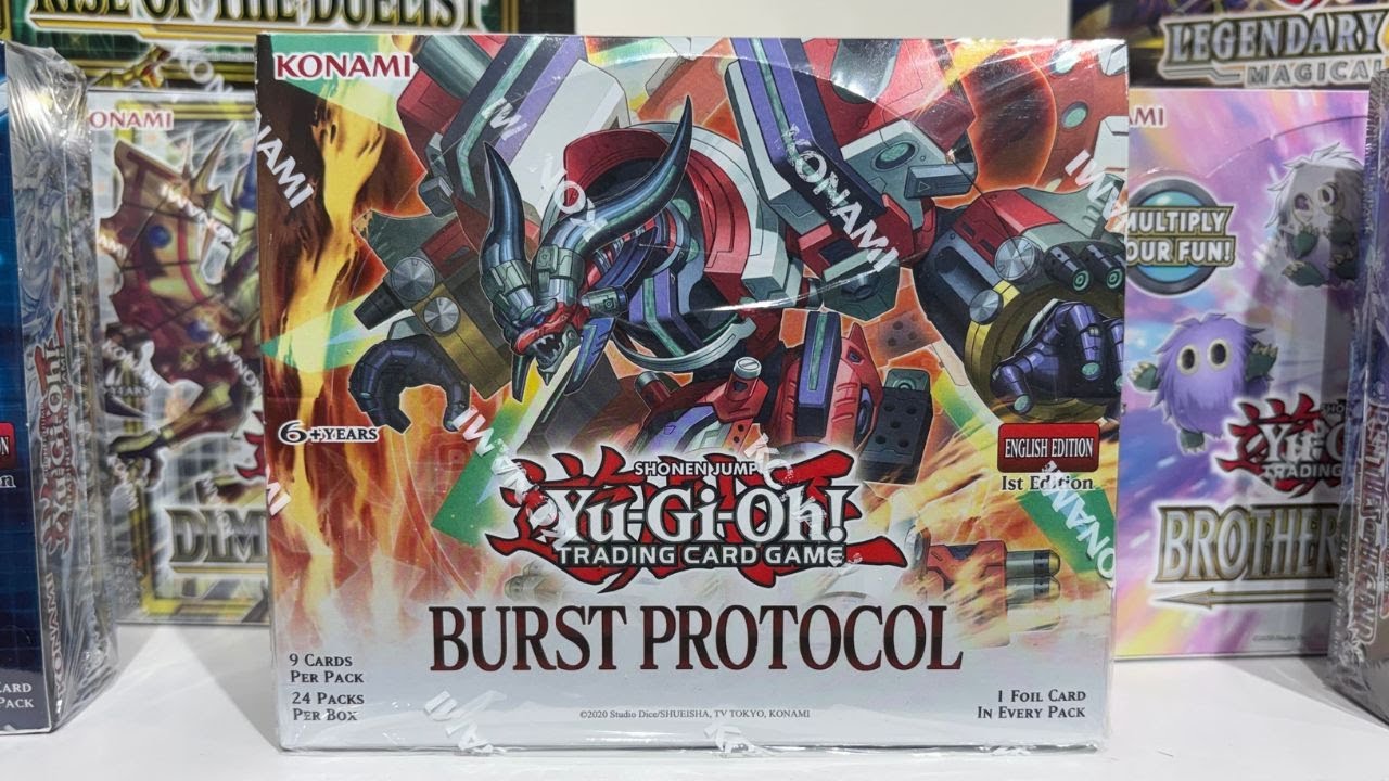 Testing My Luck Opening Another Yugioh Burst Protocol Booster Box TCG