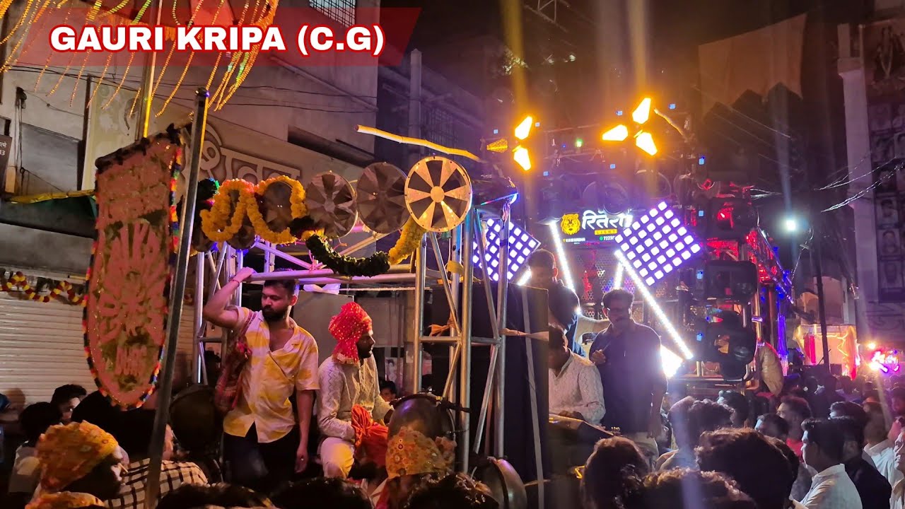 GAURI KRIPA ( GROUP ) ❤️‍🔥 _ IN DURGA VISARJAN 2025 _ 4K 