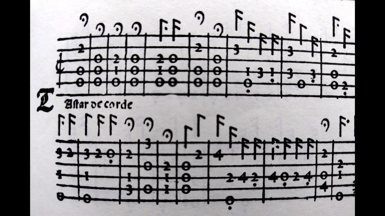 Joanambrosio Dalza: Tastar de Corde & Recercar dietro.