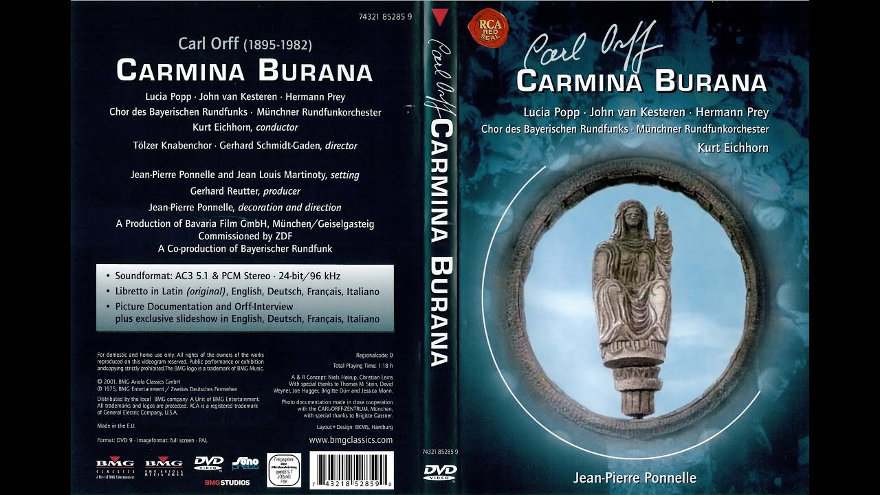 Orff - Carmina Burana (1935-36) - Eichhorn, Ponnelle; Popp, Kesteren, Prey