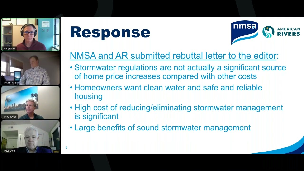 Balancing Housing Needs and Stormwater Management Value Webinar