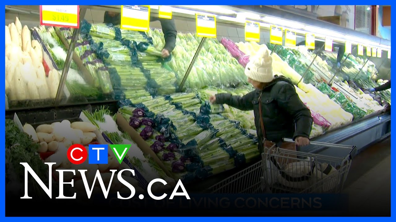 Grocery prices are the top financial concern for Canadians