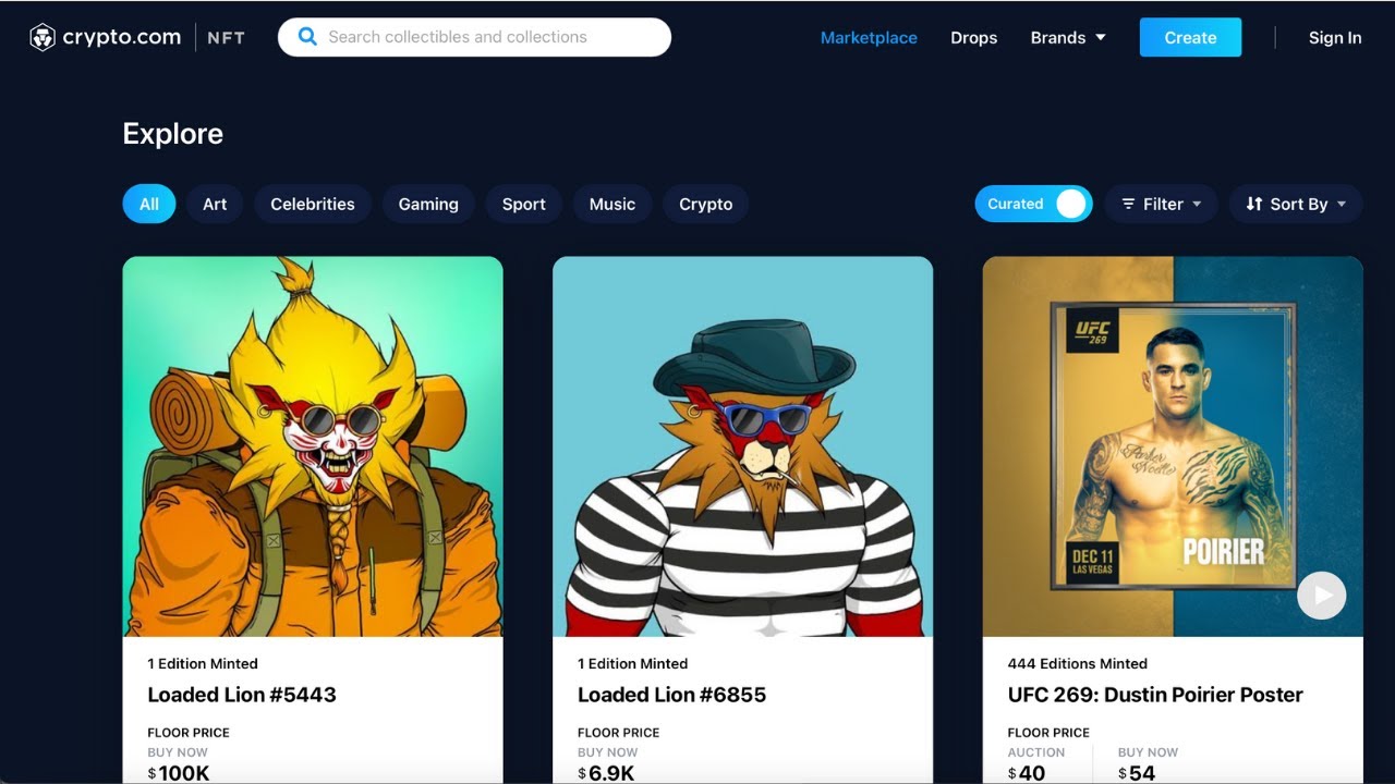 Did You Know Crypto.com Has An NFT Marketplace - Crypto.com NFT Marketplace