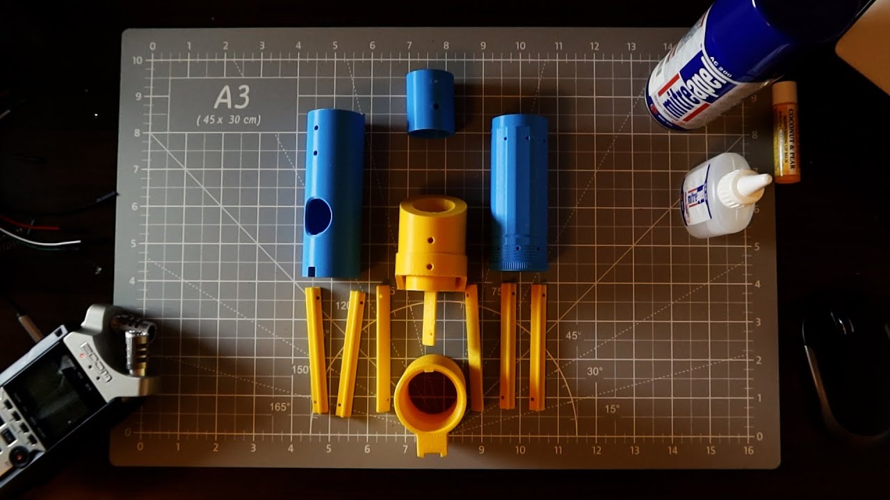 Lightsaber Core - 3D printed - Neopixel inside