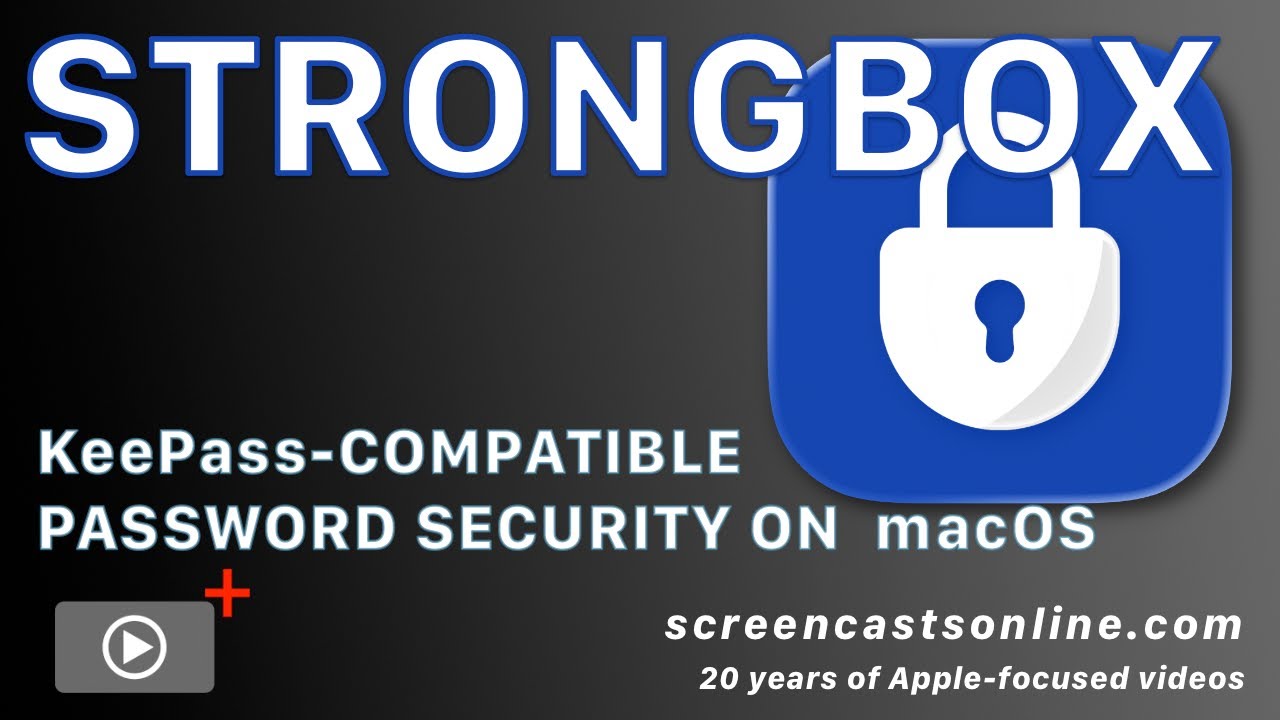 STRONGBOX &mdash; система управления паролями, совместимая с KeePass, для macOS.