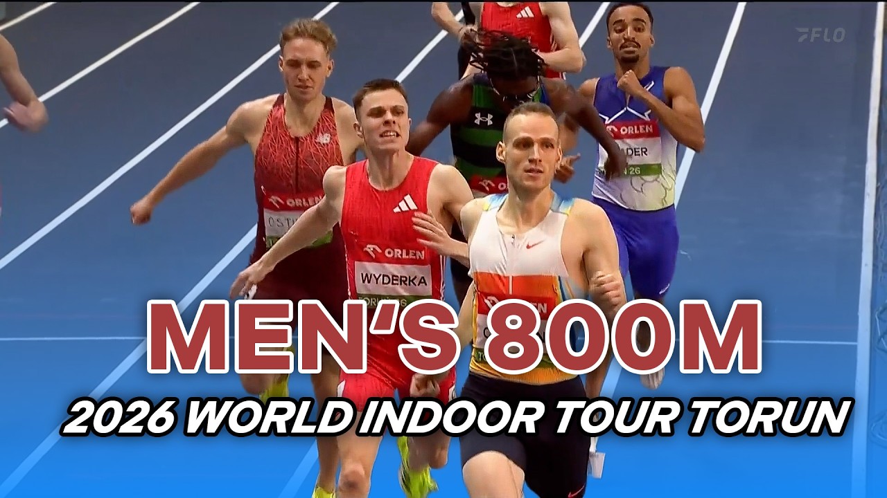 1:44's Across The Board In The Men's 800m | World Indoor Tour Torun 2026