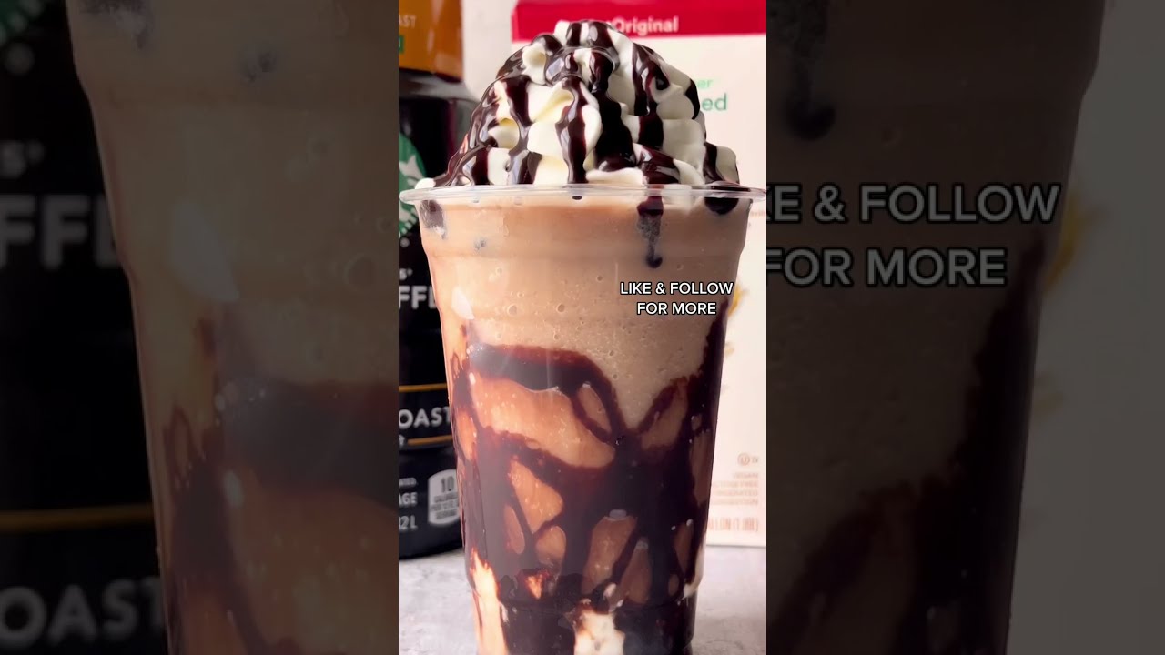 how to make a mocha frappuccino at home