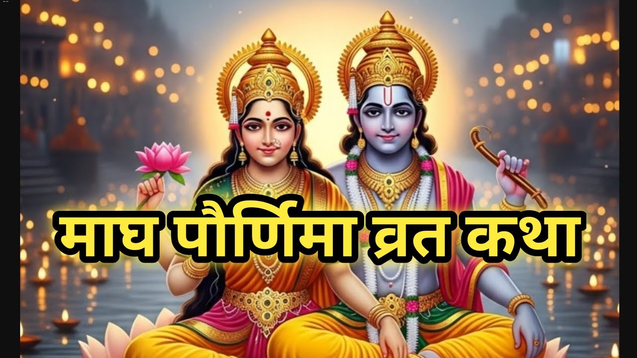 माघ पौर्णिमा व्रत कथा | ३२ पौर्णिमा व्रत कथा | माघ पौर्णिमा पूजा व महत्त्व | Marathi Bhakti Katha