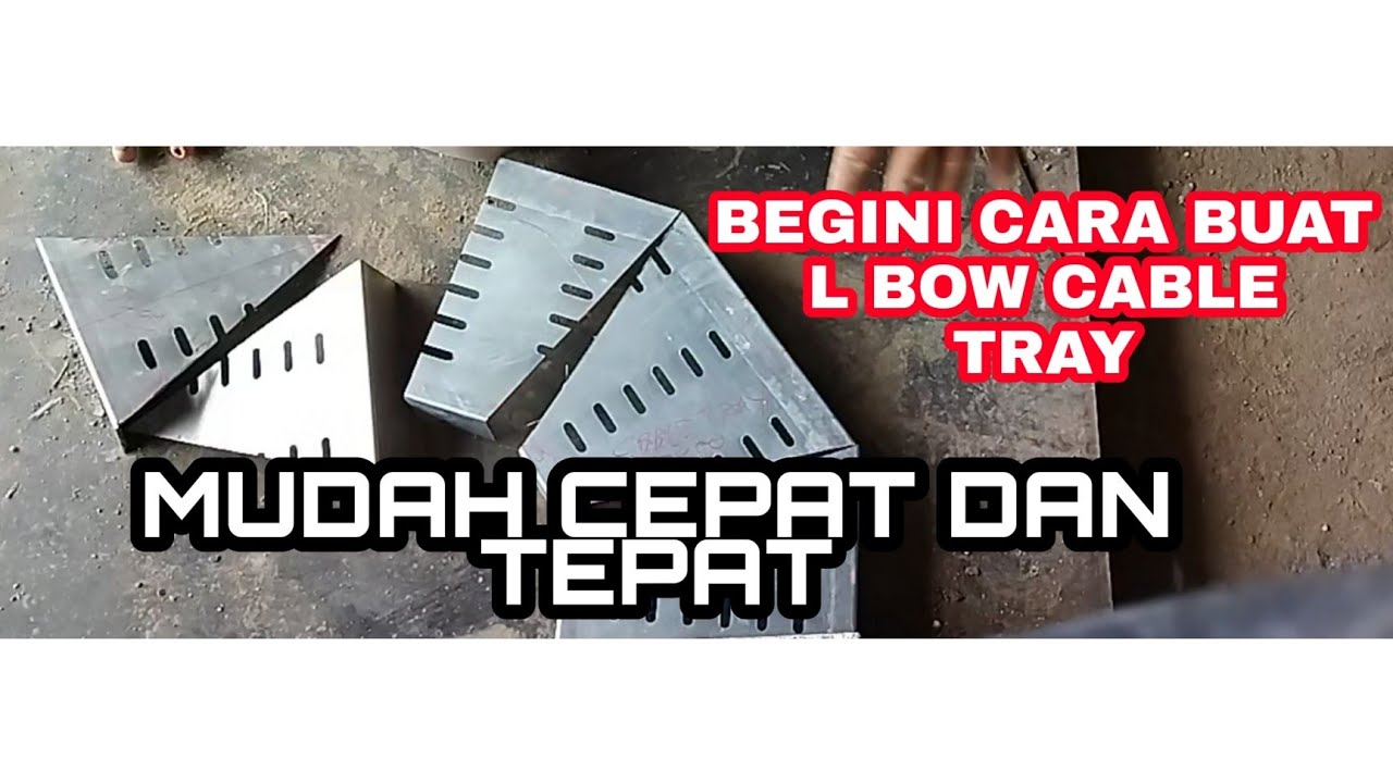 Cara membuat elbo kabel tray 90 drajat 200x50 horizontal #https://youtu.be/vDD3vkY0QDQ