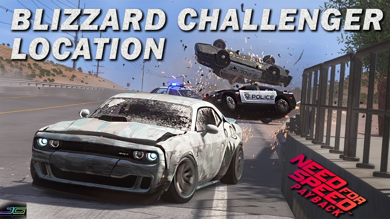 NFS PAYBACK -  Secret Dodge Challenger location (Showcase + Gameplay)