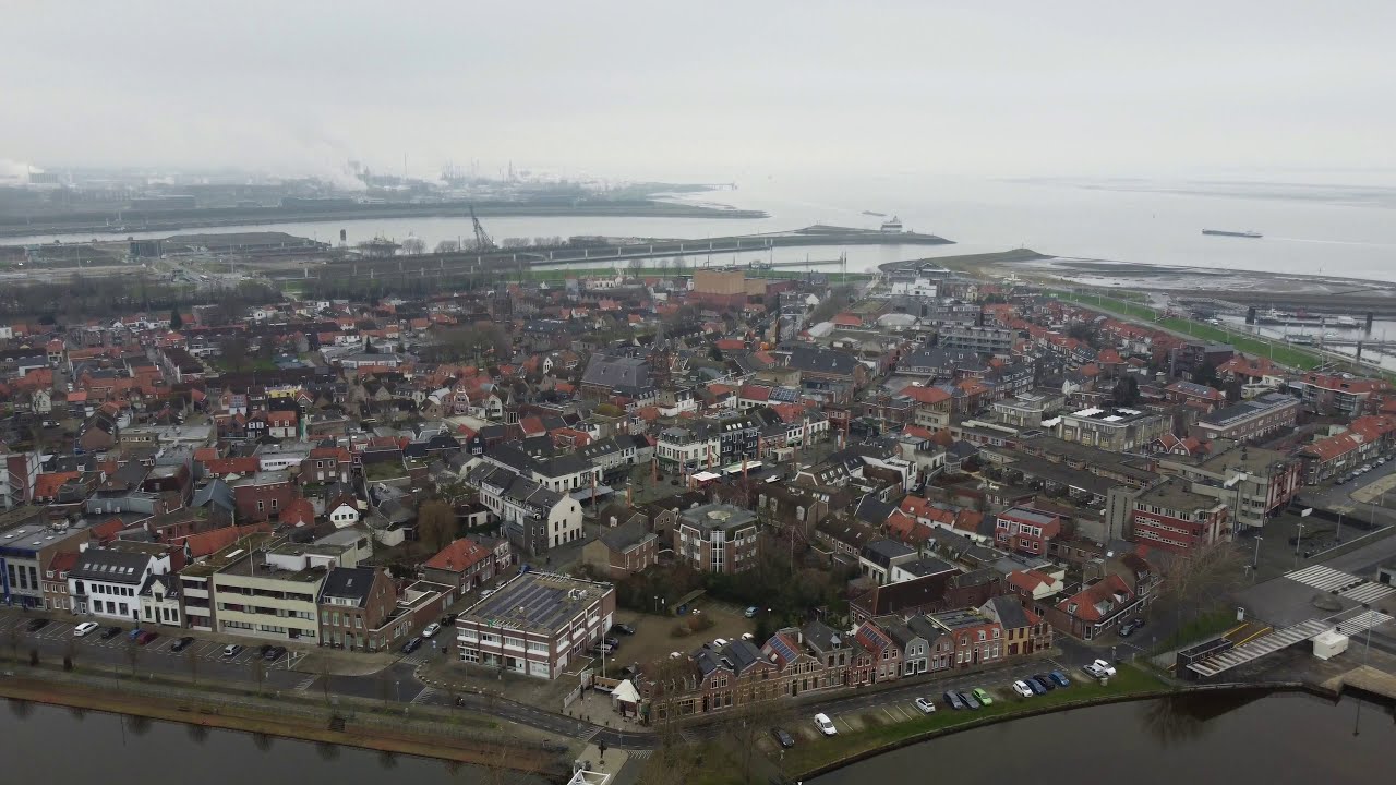 Terneuzen winter 2021 in 4k