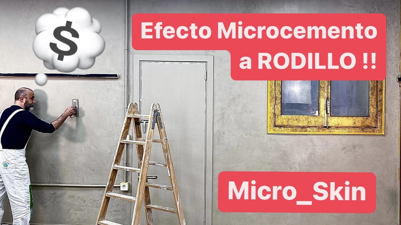 Efecto de MICROCEMENTO a RODILLO!!!