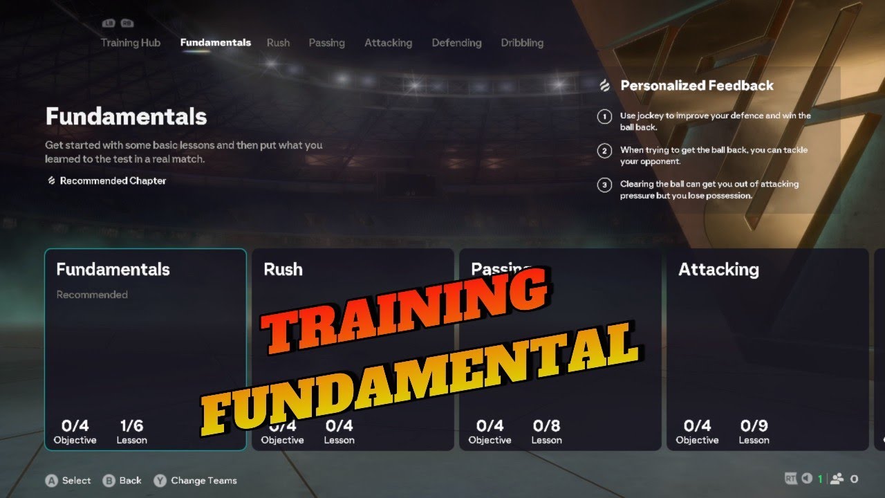 FC 26 - Fundamental Training - Movement,Passing ,Shooting and Tackle