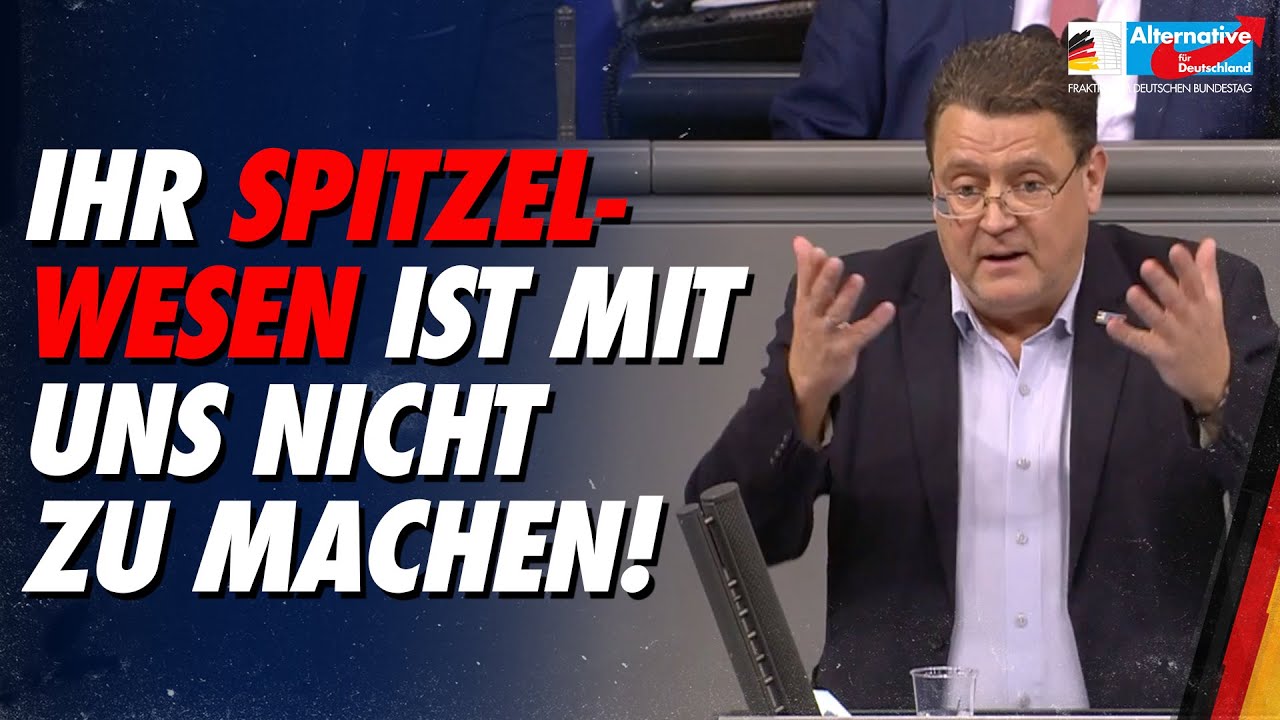 Ihr Spitzelwesen ist mit uns nicht zu machen! - Stephan Brandner - AfD-Fraktion im Bundestag