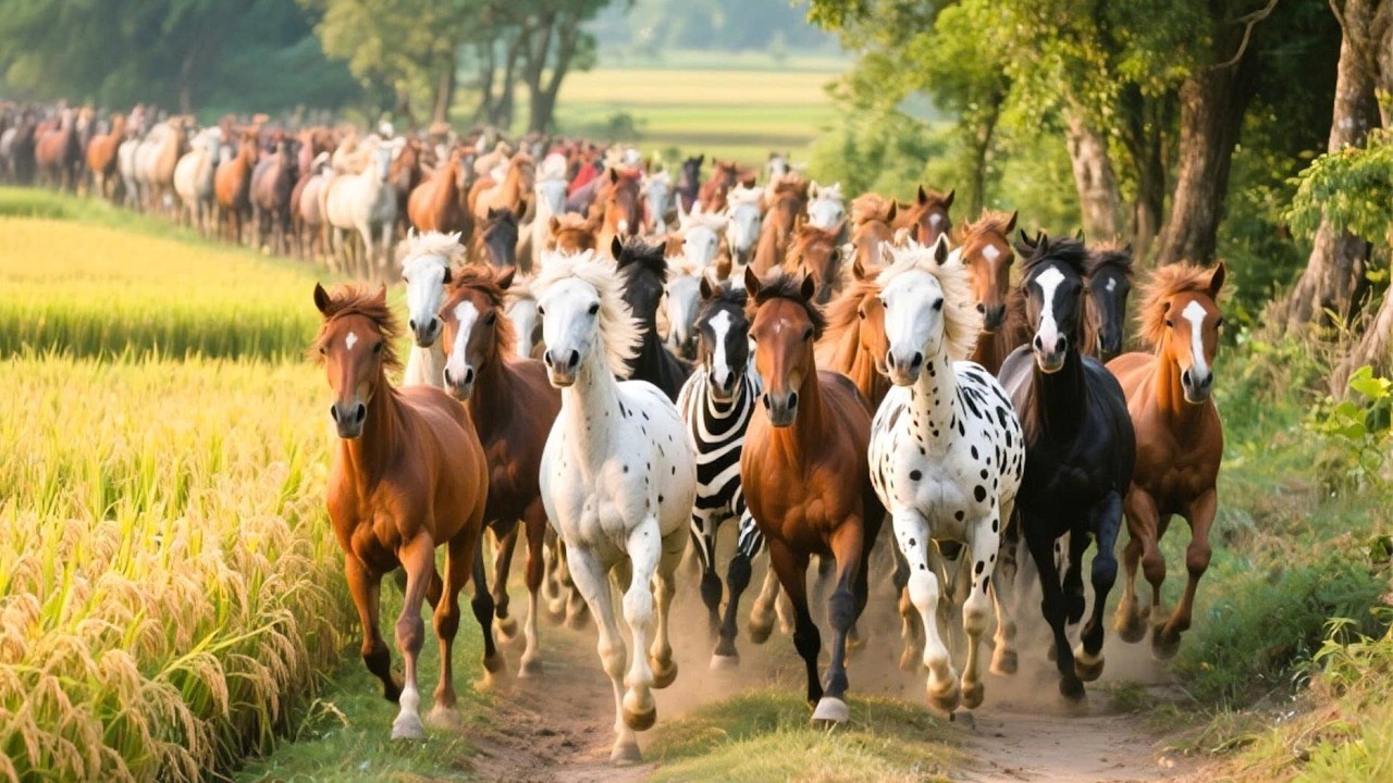 ASMR Virtual Horse Ride - Horse Riding in nature | | nature | relax | #asrm #HorseRidinginnature #20