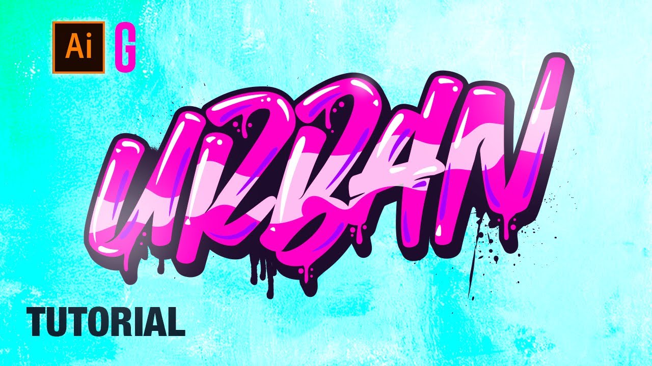 Illustrator Tutorial | Tipografía Personalizada Estilo Urbana | Urban Style Custom Typography