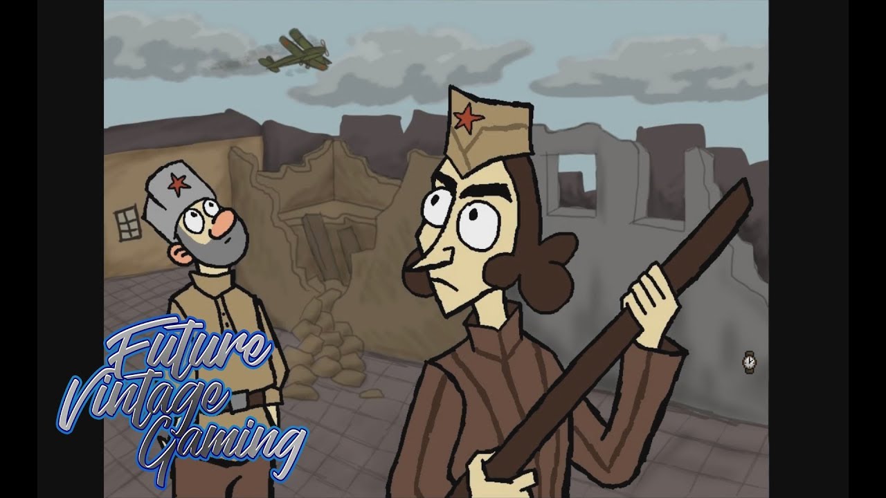 Sniper and Spotter being Patriotic (AGS) Free Painted Art Point and Click Adventure Game War Soviet