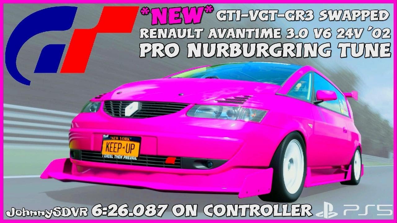 *NEW* GT7 - SWAPPED Renault Avantime '02 Pro Tune | Nurburgring GTI-VGT-Gr.3 | Gran Turismo 7 1.62