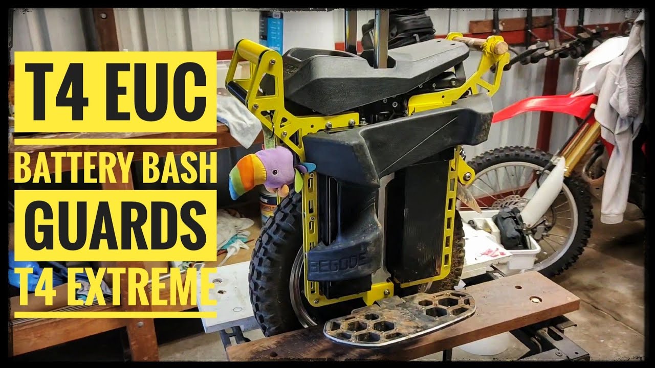 T4 EUC Battery Bash Guards & Front Handle The T4 Extreme Mod