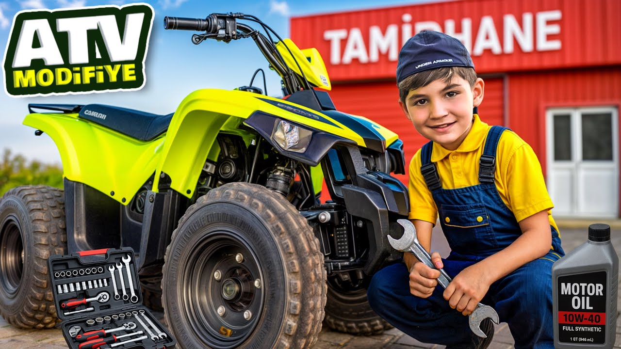 EFSANE ATV BAŞTAN YARATILDI! 🔧 Drift + Offroad + Top Speed