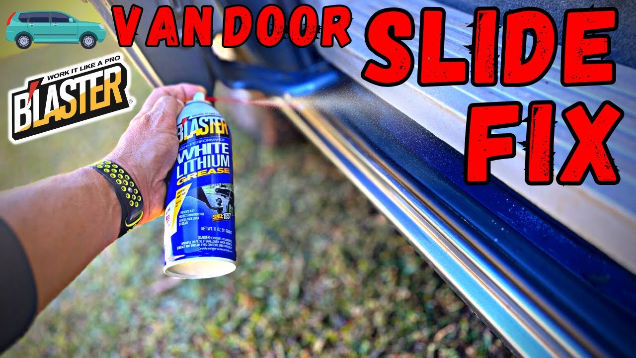 Van Door Slide Fix White Lithium Grease - Review