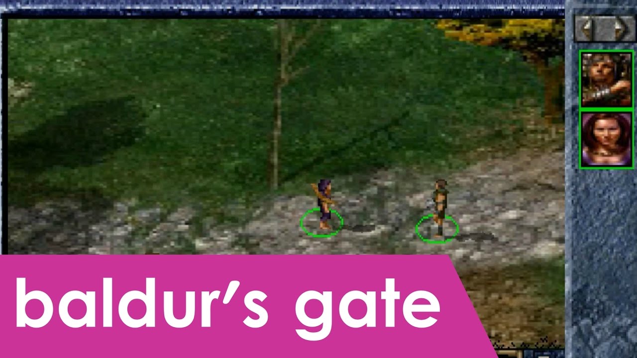 Baldur's Gate - Playstation Gameplay