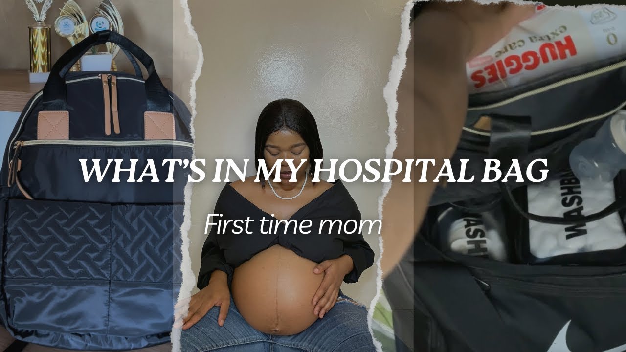 WHAT’S IN MY HOSPITAL BAG | First time mom | Detailed hospital essentials | South African YouTuber