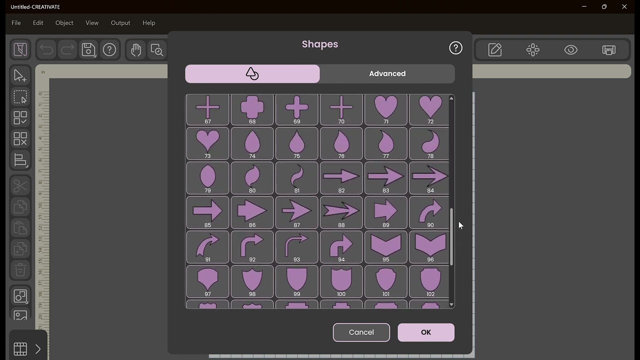 How to create applique  shapes in the Creativate Crafting Software