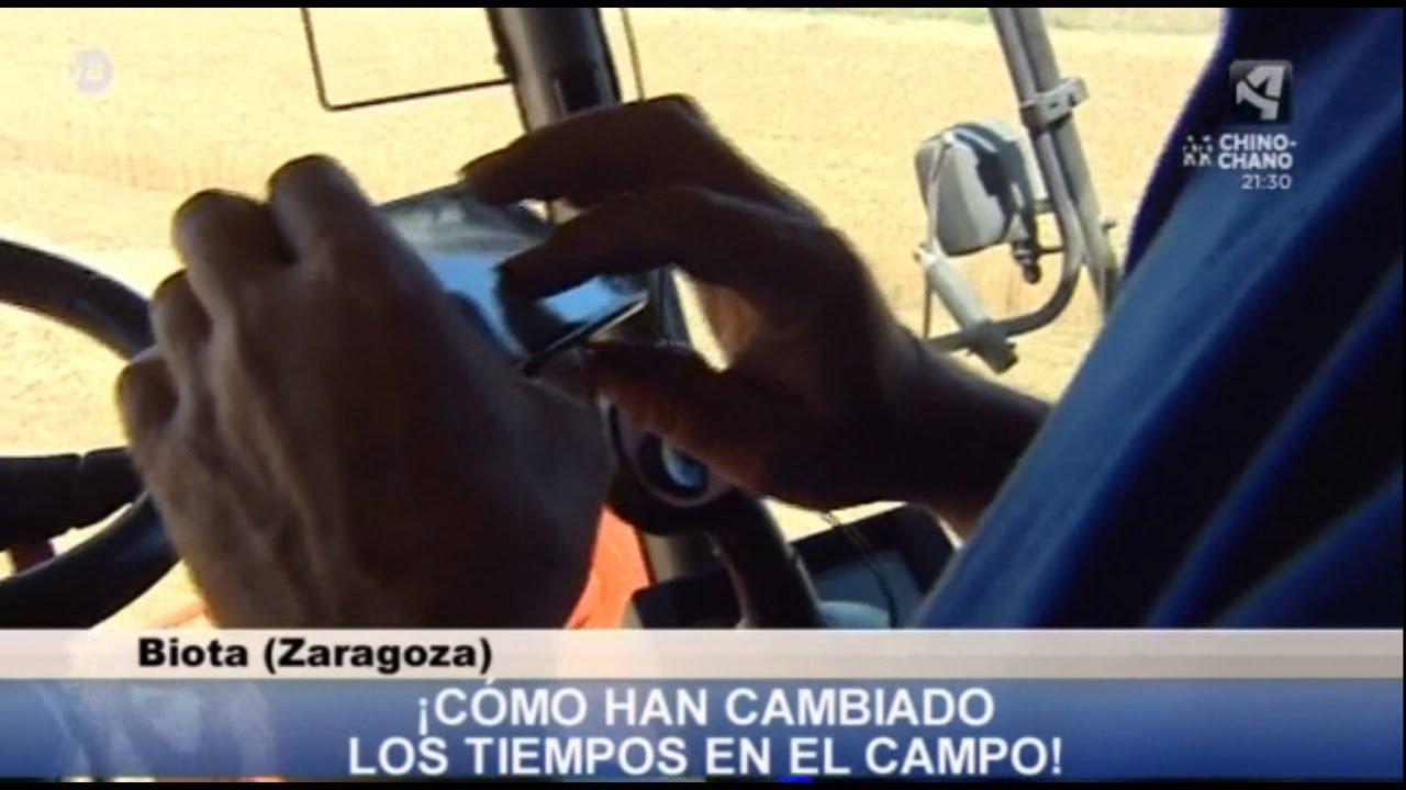 Cosechando en Biota con Cerea en Aragón  en Abierto