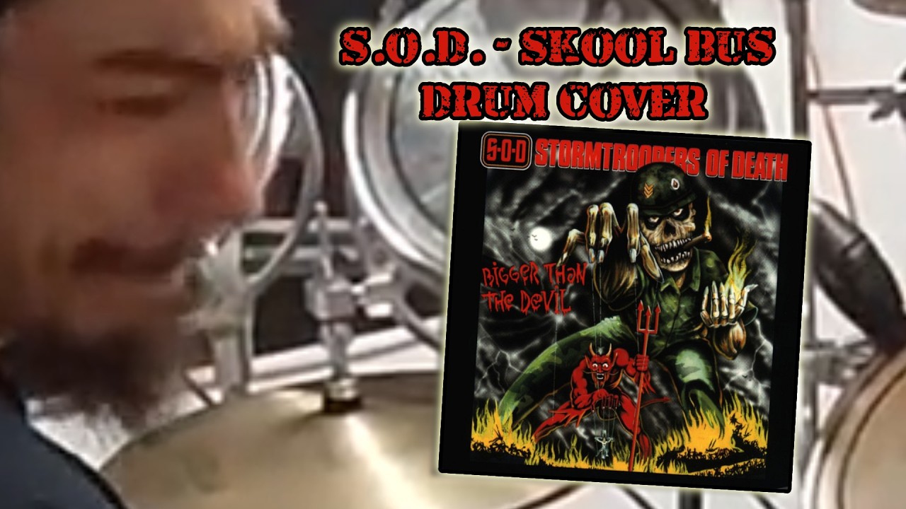 S.O.D. (Stormtrooper Of Death) - Skool Bus DRUM COVER