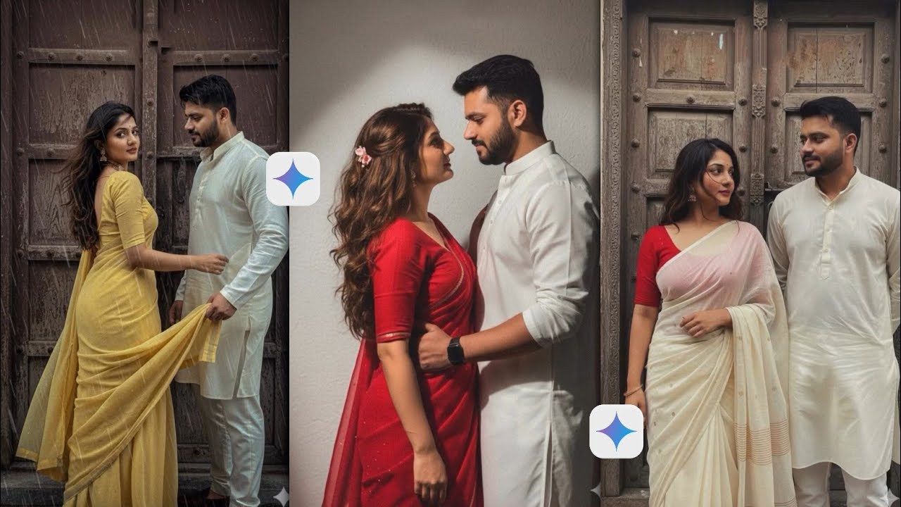 Couple Photo Edit Gemini Prompt | Gemini Retro Couple Photo Editing | Couple Ai Retro Photo Editing