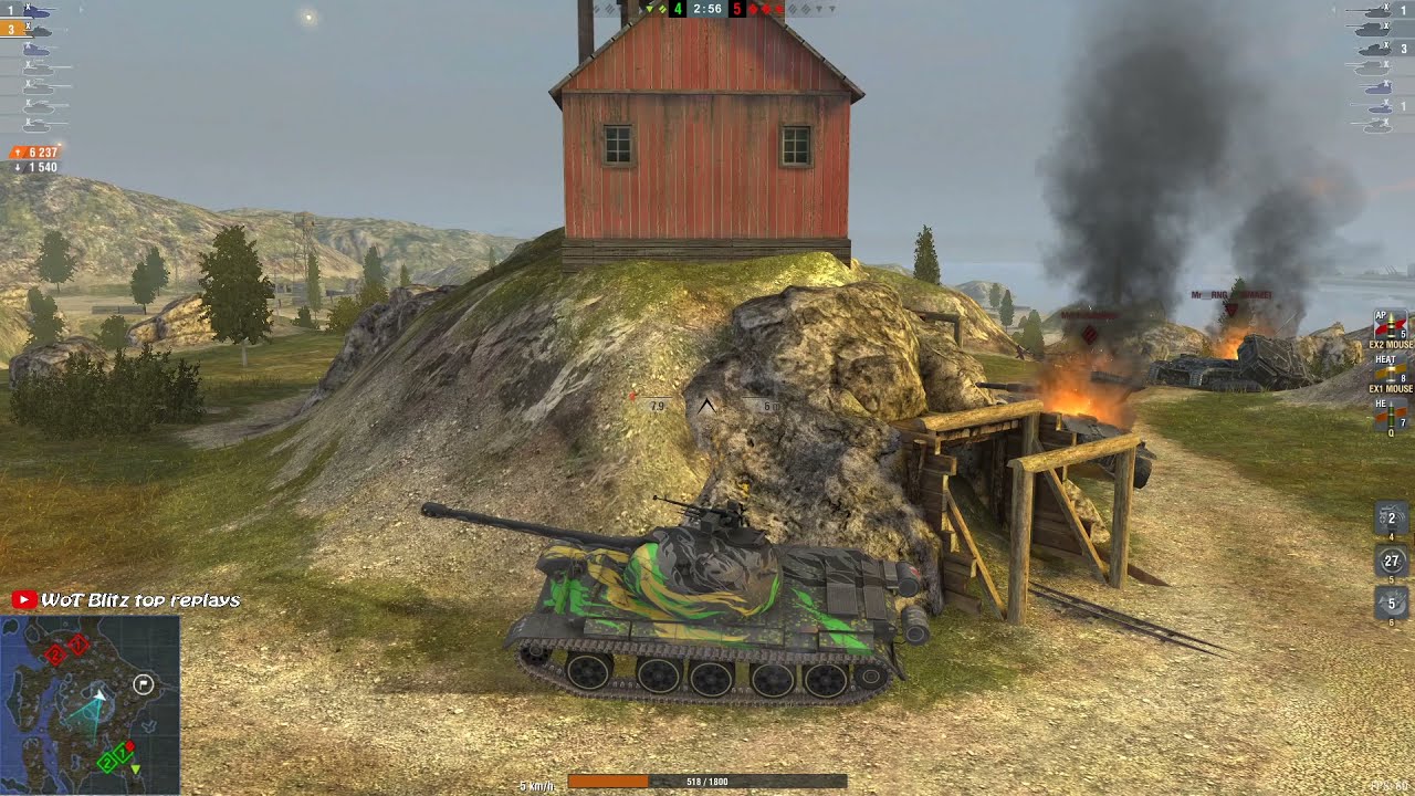 WZ-121 Typhoon &bull; 5 frags &bull; 8.1k dmg &bull; WoT Blitz