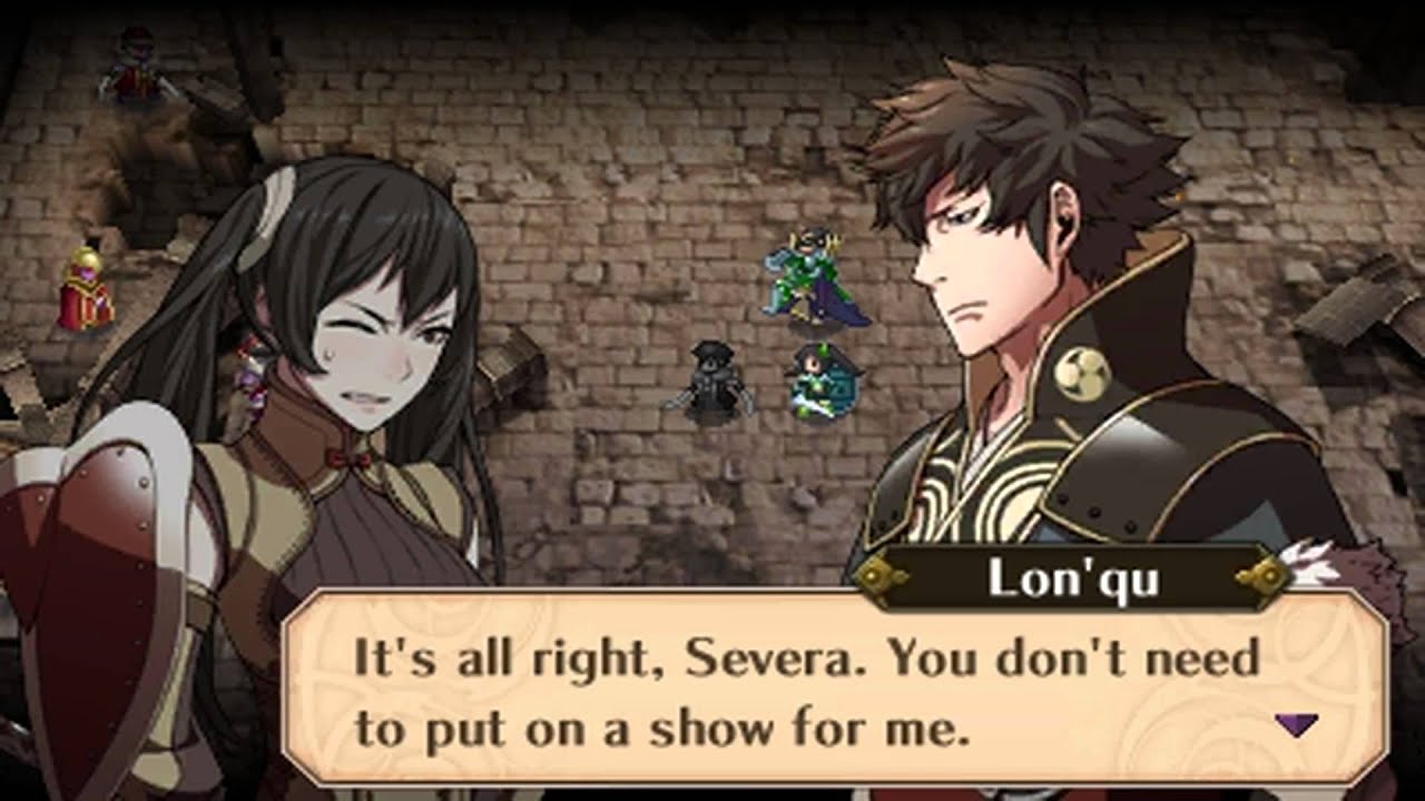 Fire Emblem Awakening - Lon'qu & Severa The Future Past 3 Conversation