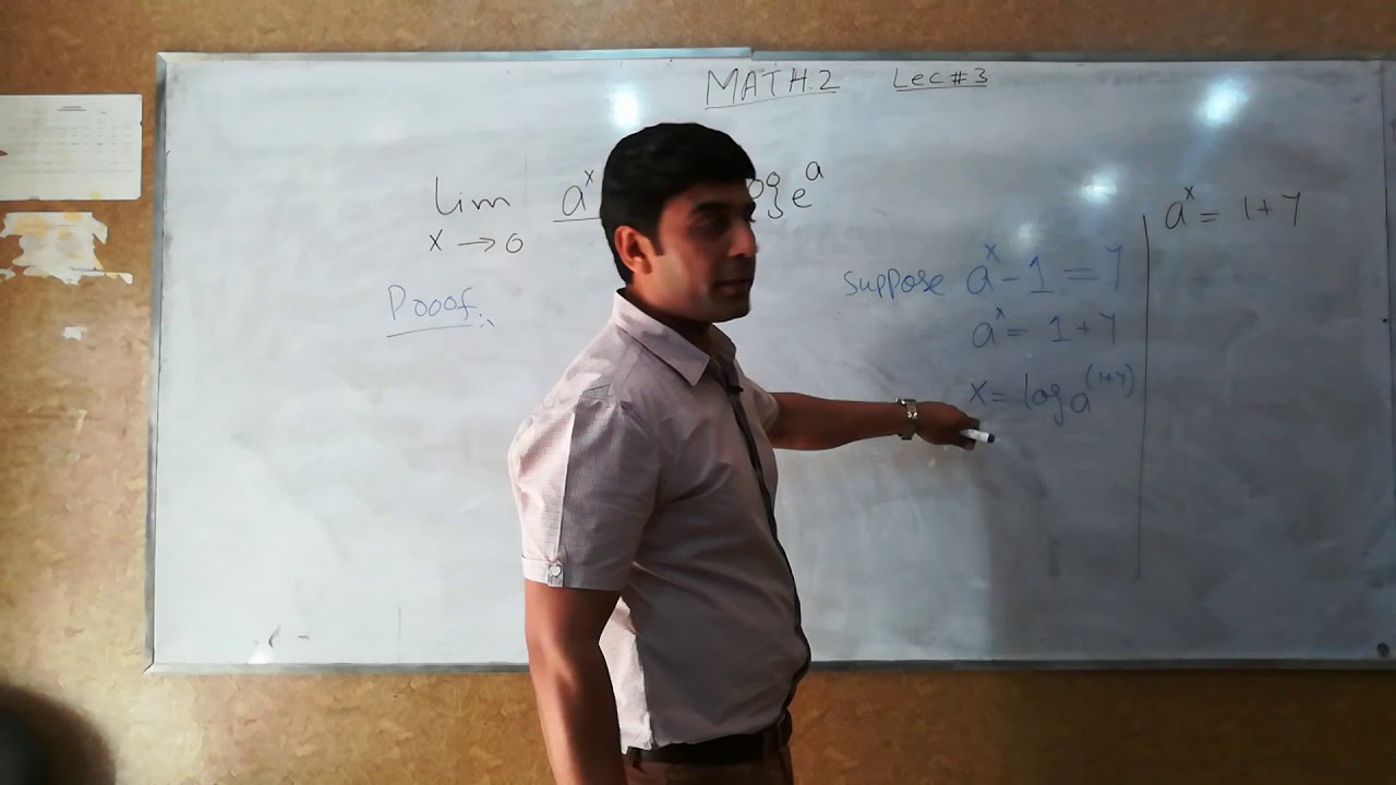 Math 2: Lecture 3(Proof of Theorems and Sandwich Theorem) By Prof. Faizan Hafeez