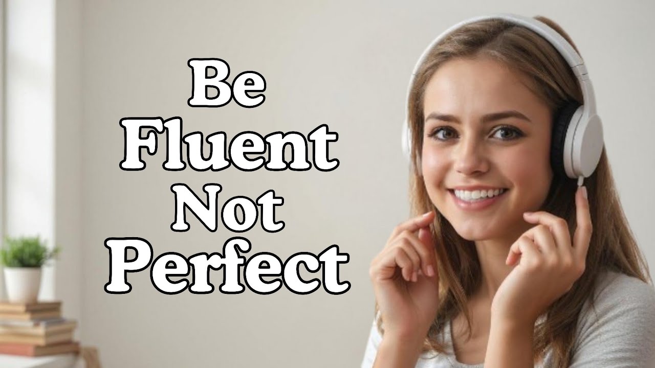 How to Be Fluent Without Perfection; Improve Your English Speaking Skills! English Learning Podcast