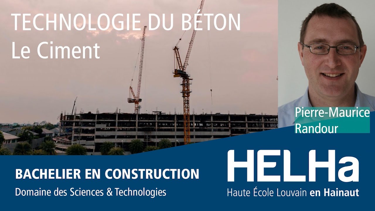 HELHa Cours ouverts: Technologie du béton en Bachelier en Construction