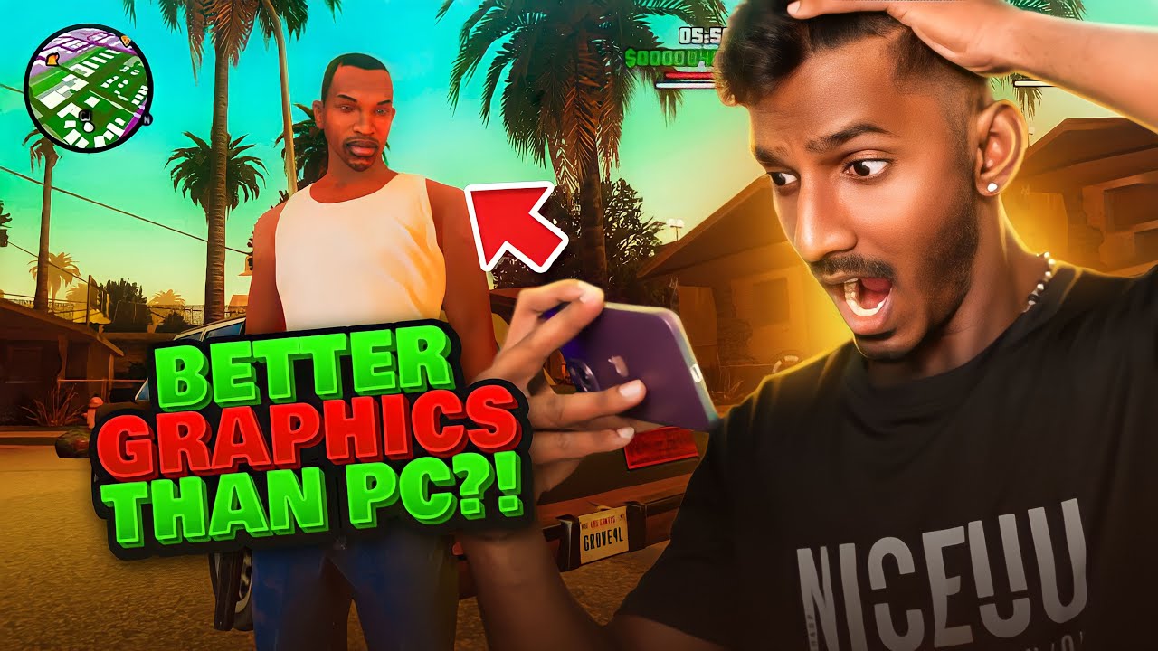 Впервые играю в GTA SAN ANDREAS на мобильном телефоне!