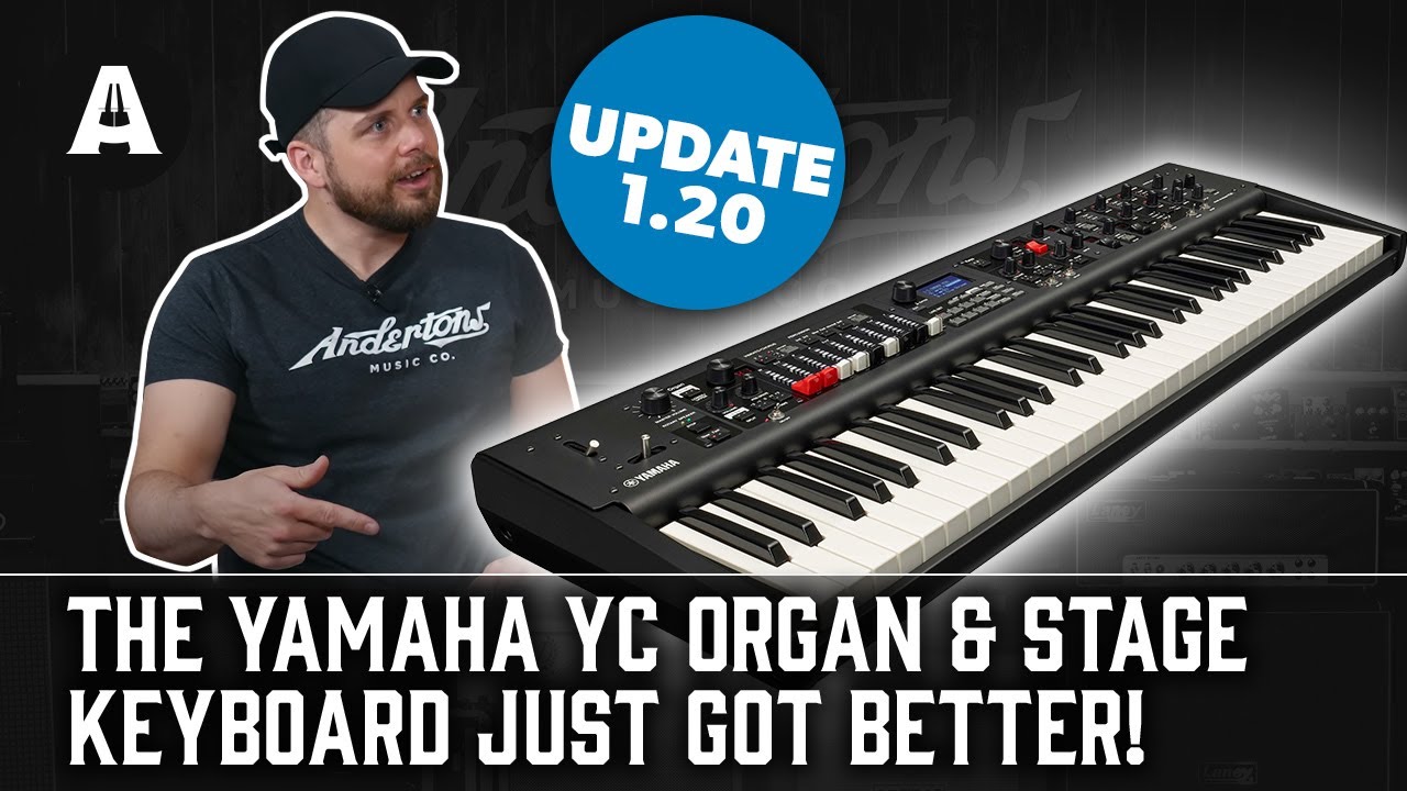 Обновление прошивки Yamaha YC 1.20! — Органная и сценическая клавиатура Yamaha стала ещё лучше!