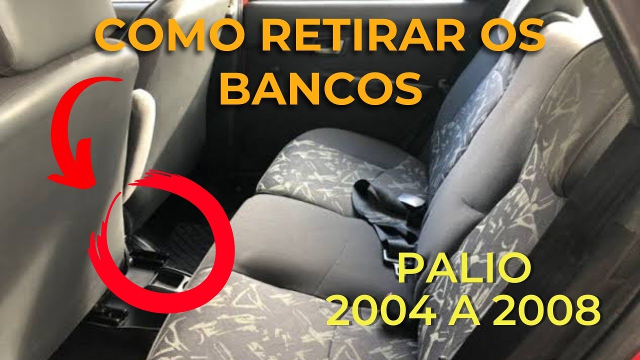 Como retirar os bancos do Palio Weekend 2004 a 2009