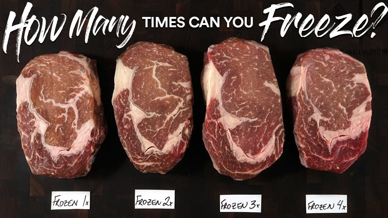 HOW MANY times can you FREEZE A STEAK?