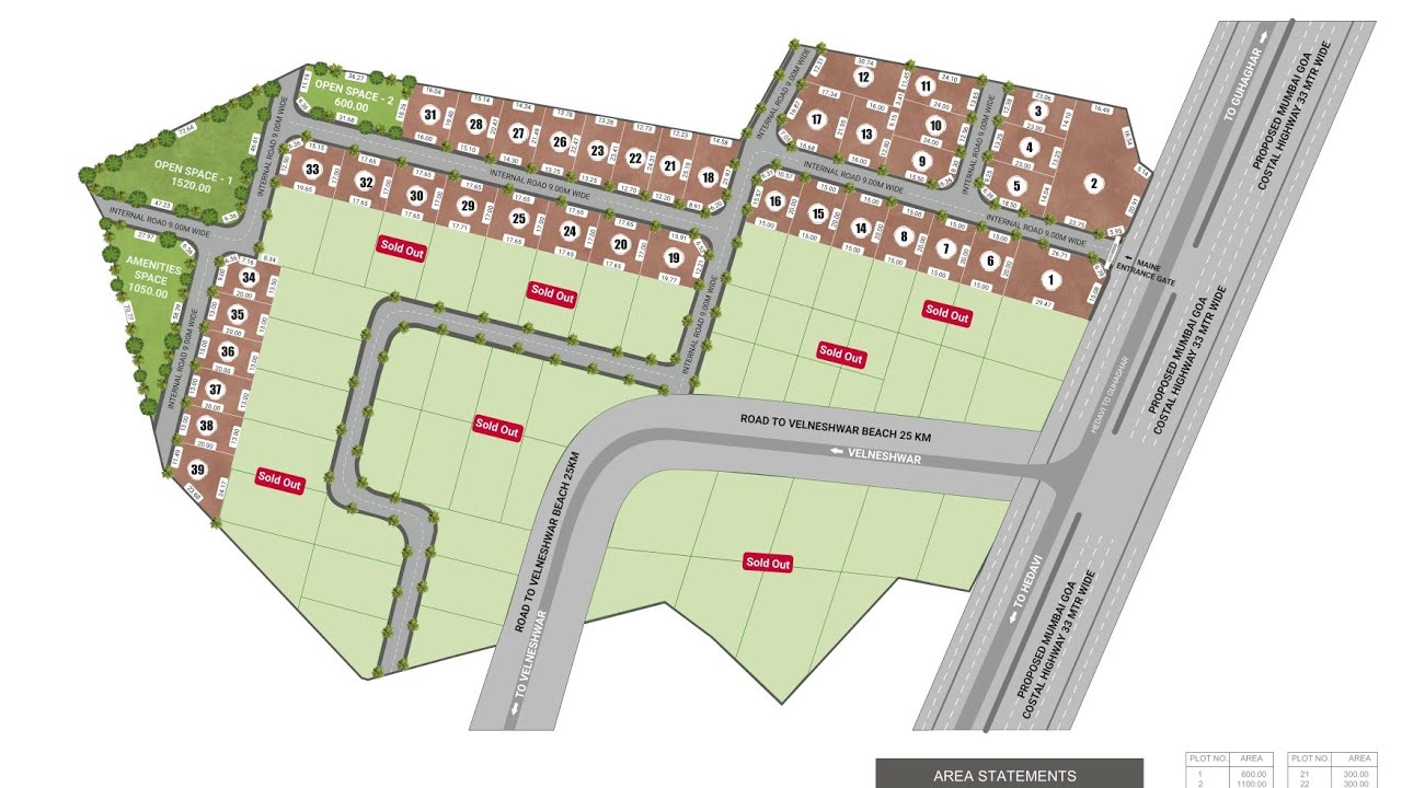 Raikar Properties | Velneshwar Heights | Sea View Plots | Velneshwar- Maharashtra.