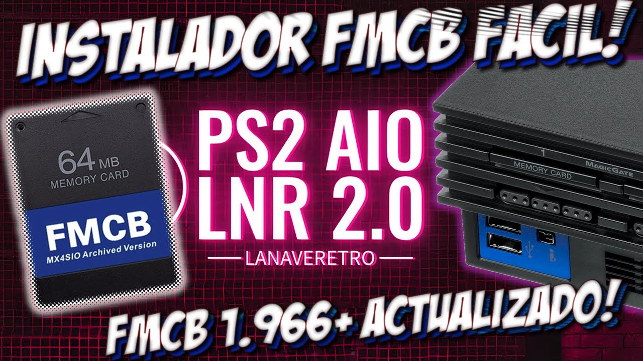 🎮 Crea Tu Tarjeta FMCB 1.966 + Actualizada ! Con PS2 AIO LNR 2.0 El mejor PACK USB con OPL Updated