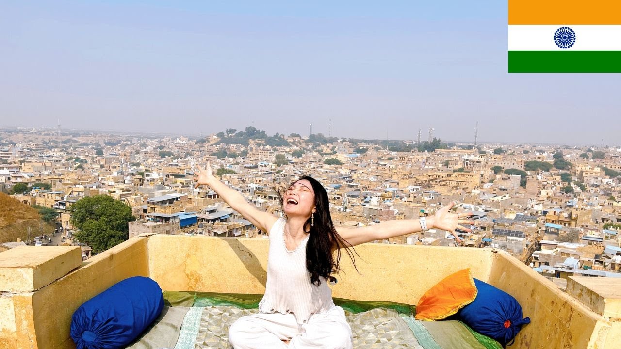 【世界遺産】遂に‥！インド砂漠の黄金都市・ジャイサルメールへ！〜難攻不落の城・Jaisalmer Fort探索〜【女ひとり旅🇮🇳】