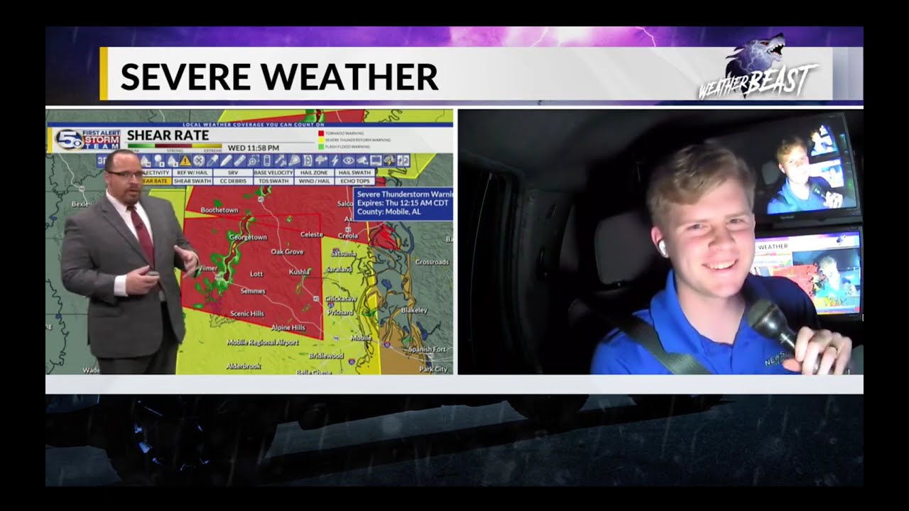 WKRG News 5 Severe Weather Coverage March 11-12, 2026