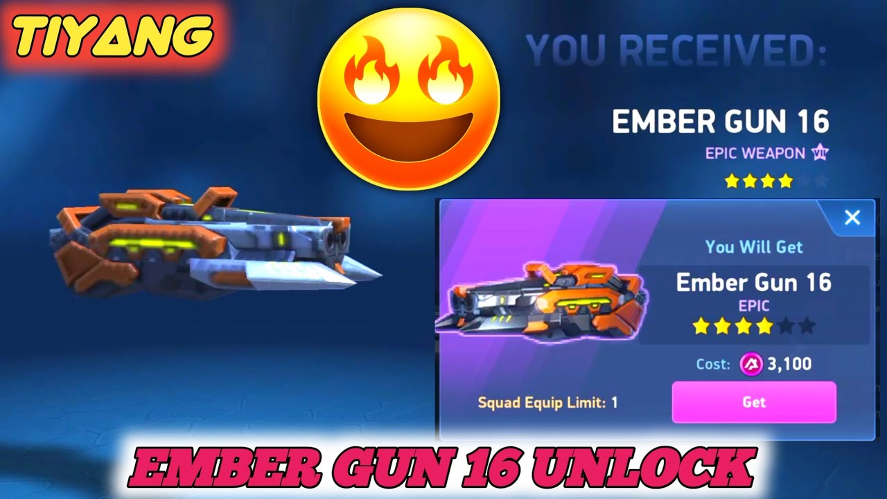 Finally Ember Gun 16 Unlock 🔓 - Mech Arena